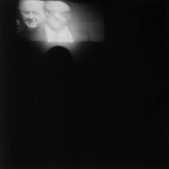 Saturday, February 15, 2003. Durchsfenster - The February program 2003 The cinema with projection screen. Image: Michel Meijer