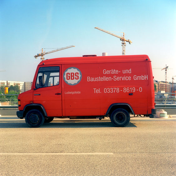 A transport bus on a bridge in Berlin. Image: Michel Meijer