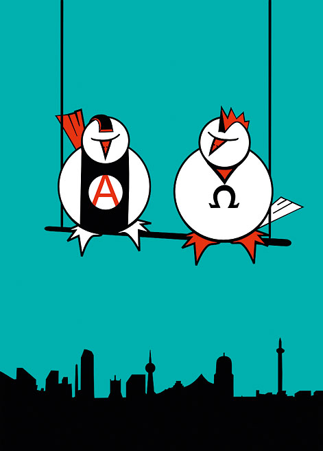 Anarchie und Omega. Illustration: Christian Aschberg.