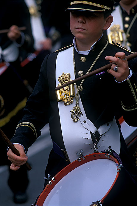 One of the percussionists from the brass band. Image: Michel Meijer
