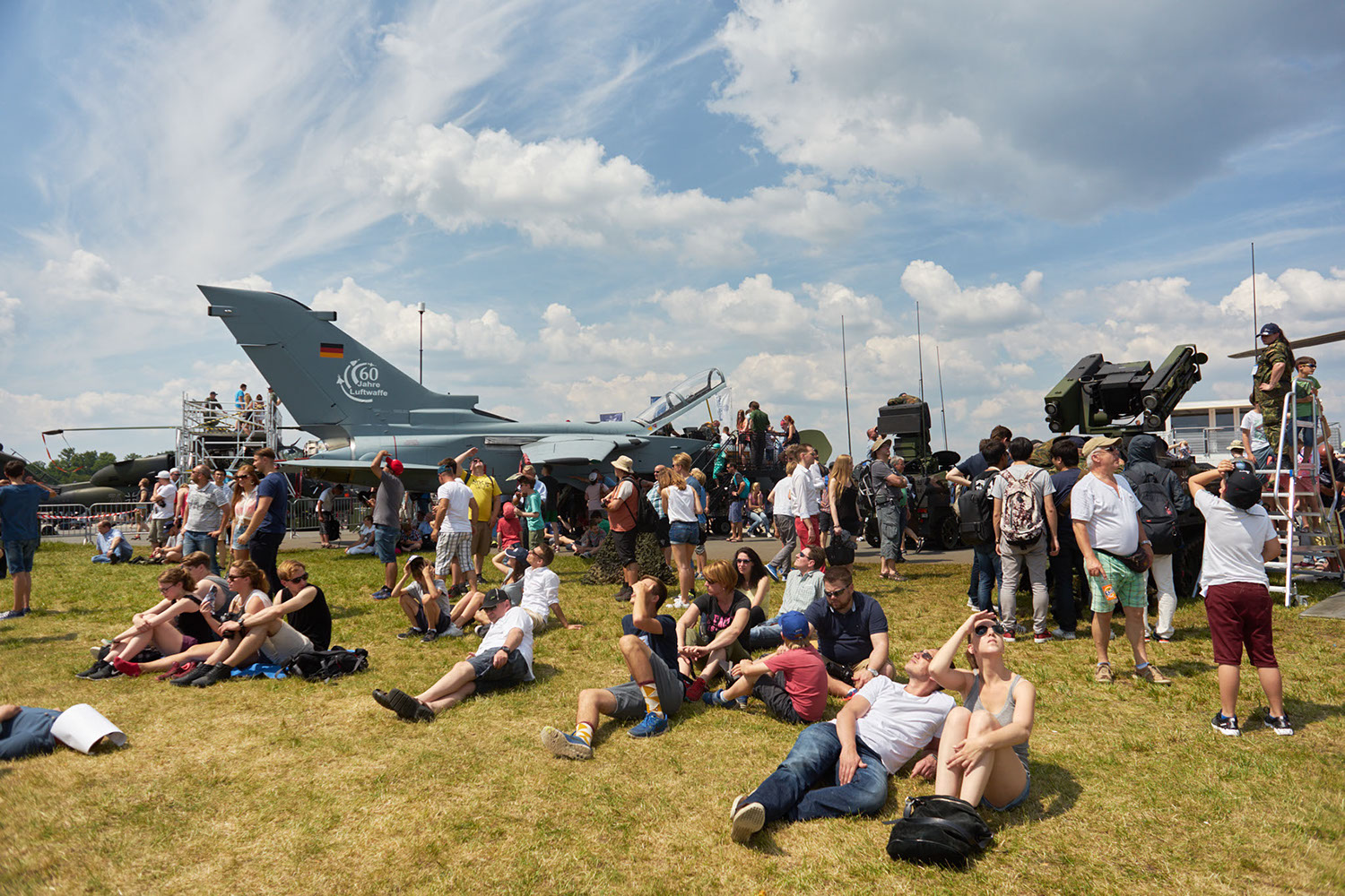 Public at International Aerospace Exhibition ILA at airport Schoenefeld in Berlin, Germany 2016 - image: Michel Meijer